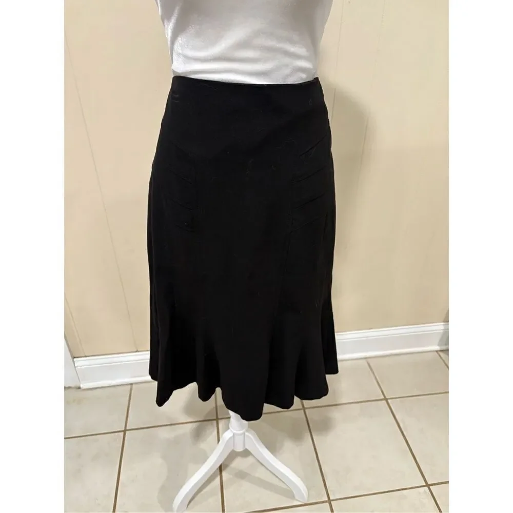 Skirt, Focus 2000 Womens Skirt, Black, Size 8, Gored